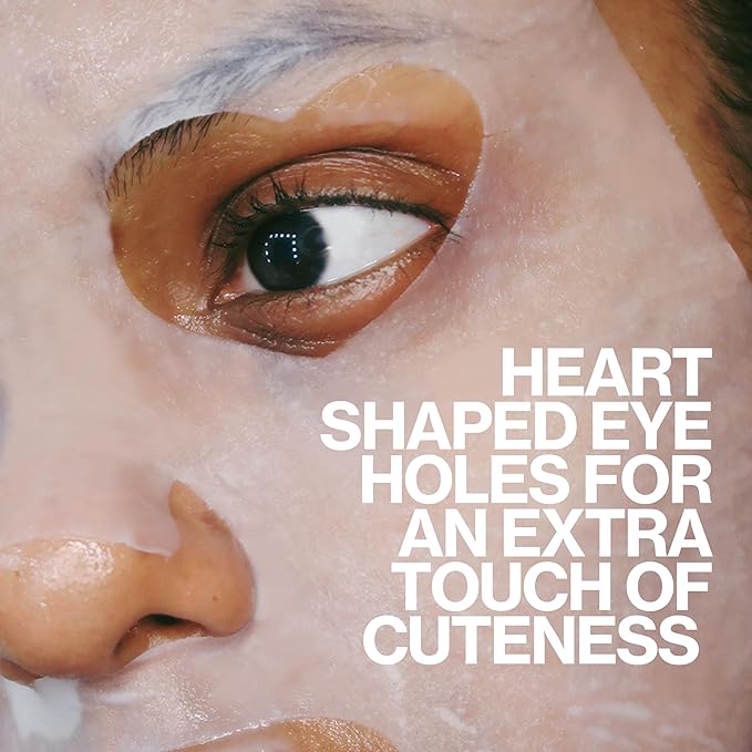 Pacifica Sheet Mask - Skin Rehab Coconut & Caffeine Facial Mask - Sheet Mask for Redness & Puffiness, Infused w/Green Tea, Turmeric & Hyaluronic Acid, Vegan & Cruelty-Free Skincare