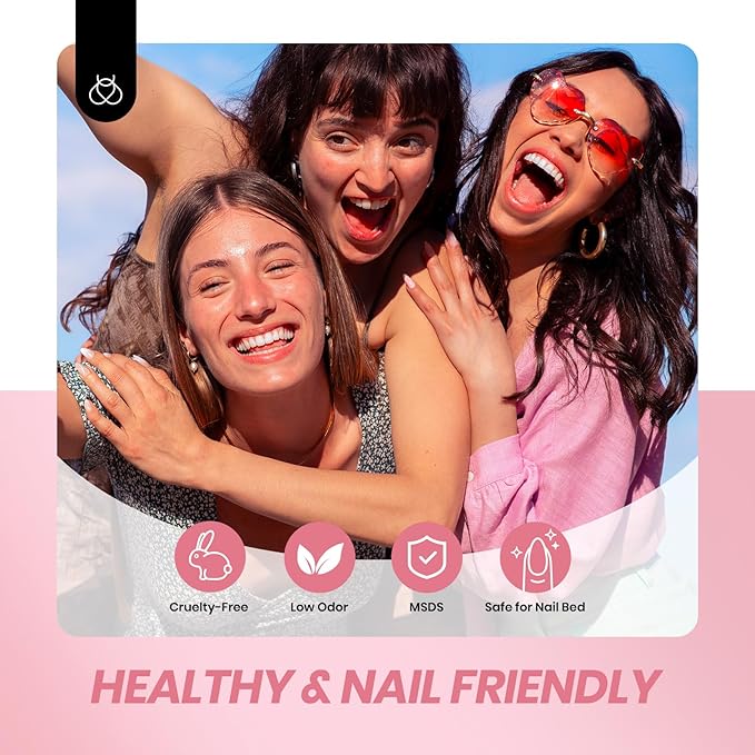 Beetles Jelly Gel Nail Polish Set, 6 Colors Jelly Gel Polish Kit Nude Pink Neutral Nail Art Design Sheer Translucent Gel Nail Kits Soak Off Uv Nail Lamp Cured Nail Manicure Gift for Women