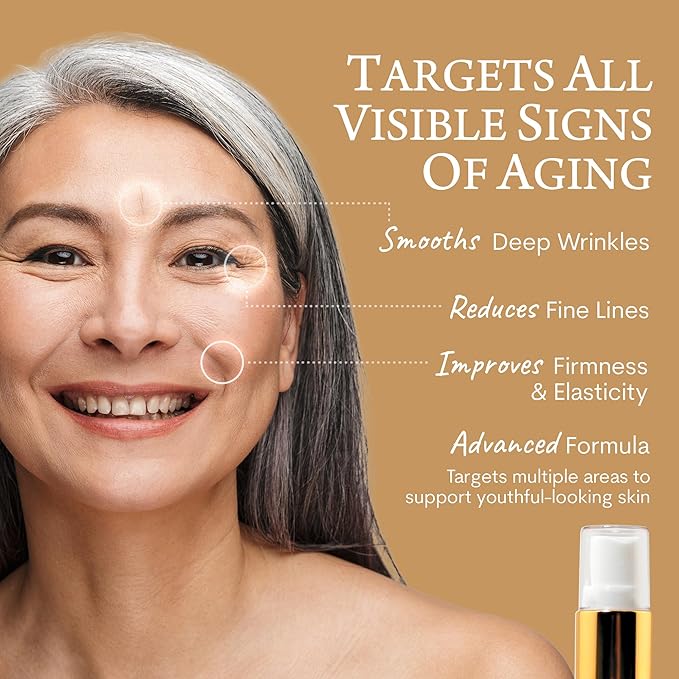 BioLogic LifTight Instant Face Lift Serum - Anti Aging Serum for Face & Instant Eye Lift – Reduces Wrinkles, Firms Sagging Skin, Smooths Crow’s Feet & Fine Lines in Minutes - 0.5 Fl Oz
