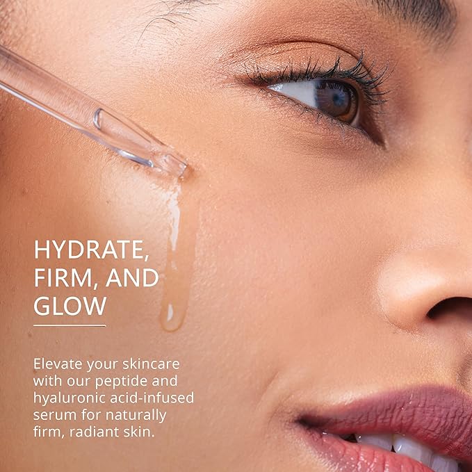 Asterwood Matrixyl 3000 + Argireline Serum for Face - Multi Peptide Serum with Hyaluronic Acid - Anti-Aging, Wrinkle Reducing, Collagen Boosting - Fragrance-Free - 8 Fl Oz