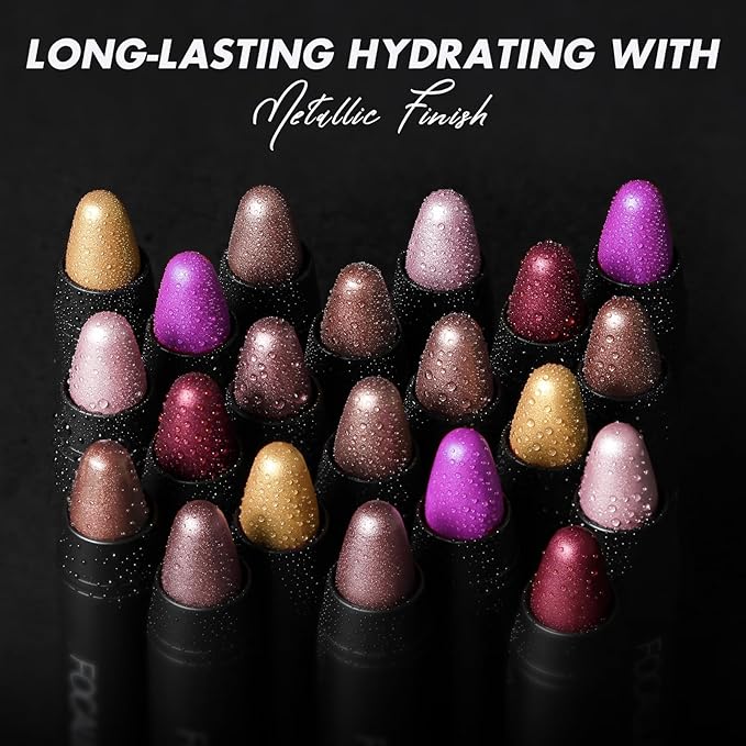 FOCALLURE Ultra Chic Lipstick,Rich Vitamin E Lip Crayon,Lightweight Color without Drying or Fading,Long Lasting Lips Makeup,#31 Utopia