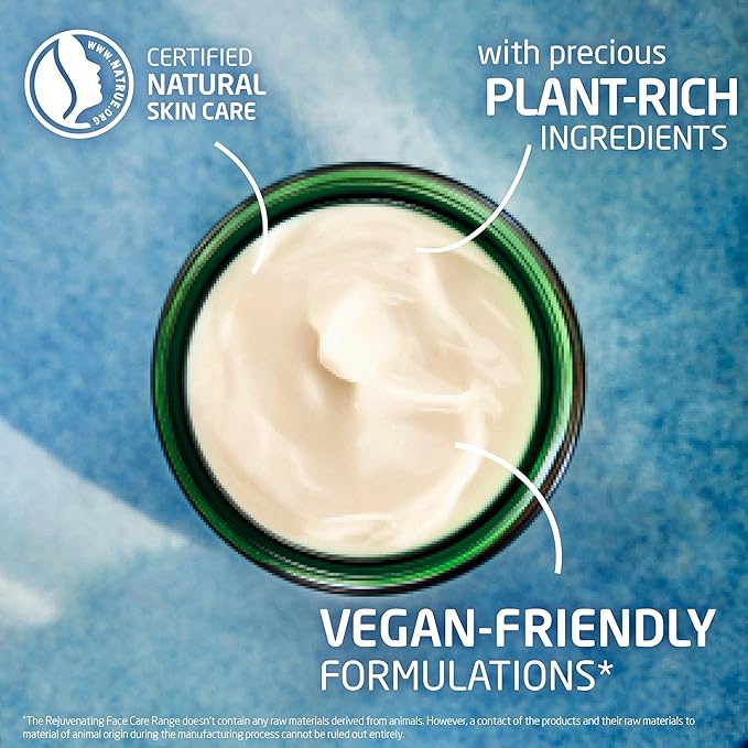 Weleda Face Care Rejuvenating Day Cream, 1.3 Fluid Ounces, Plant Rich Moisturizer with Blue Gentian and Edelweiss