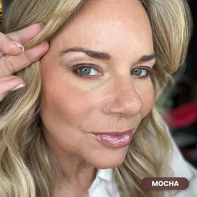 PRIME PROMETICS PrimeEyes Glide Eyeliner for Mature Women – Waterproof, Long-Stay and Mess-Proof – Gel Creme Texture, Discreet Sharpener and Effective Smudger (Mocha Shimmer)