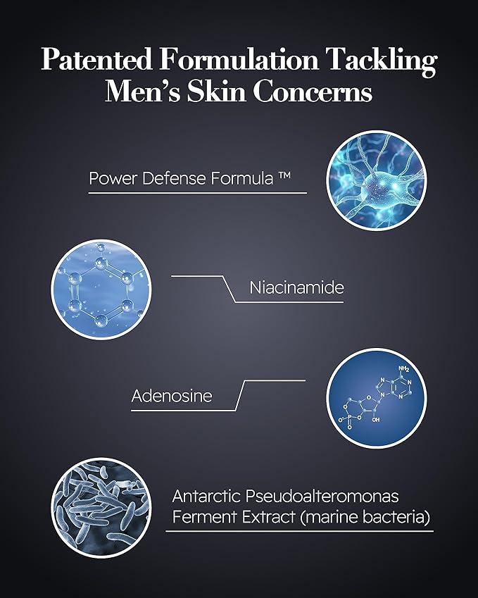 ISA KNOX Age Focus Homme (Face Emulsion, 5.1fl oz) - Hydrating Facial Moisturizer to Soothe and Moisturize Shaving-Irritated Skin for a Refreshing Sensation by LG Beauty. Niacinamide
