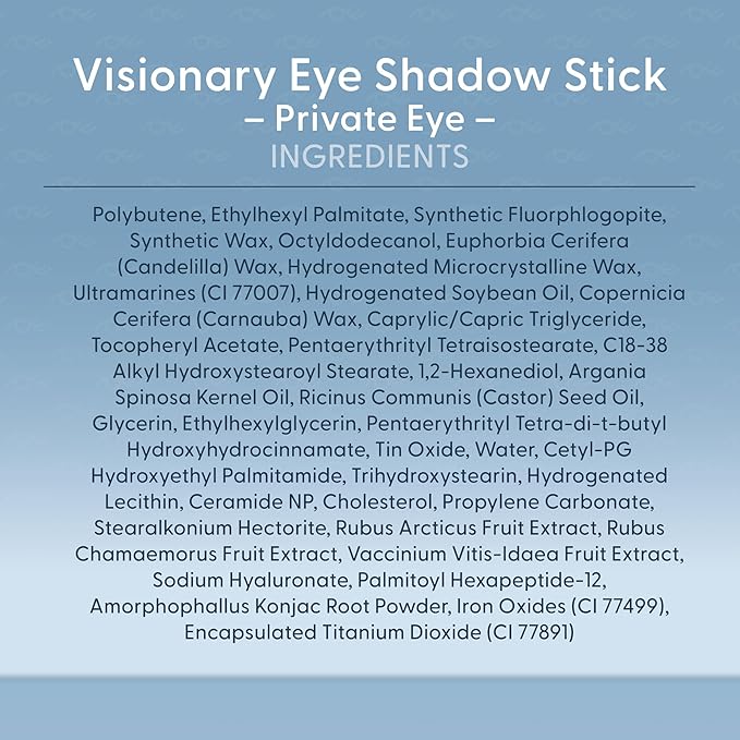 twenty/twenty beauty Visionary Eye Shadow Stick – Shimmer Cream Eye Shadow Pencil - Safe for Sensitive Eyes - Ophthalmologist Developed – Vegan, Cruelty-Free, Clean Ingredients (Private Eye)