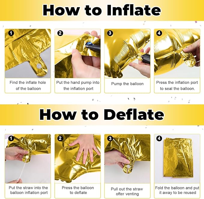 40 Inch Foil Letter Balloon, Giant Alphabet G Customize Balloon, Large Self Inflating Gold Decor for Women Birthday Party Decoration Supplies