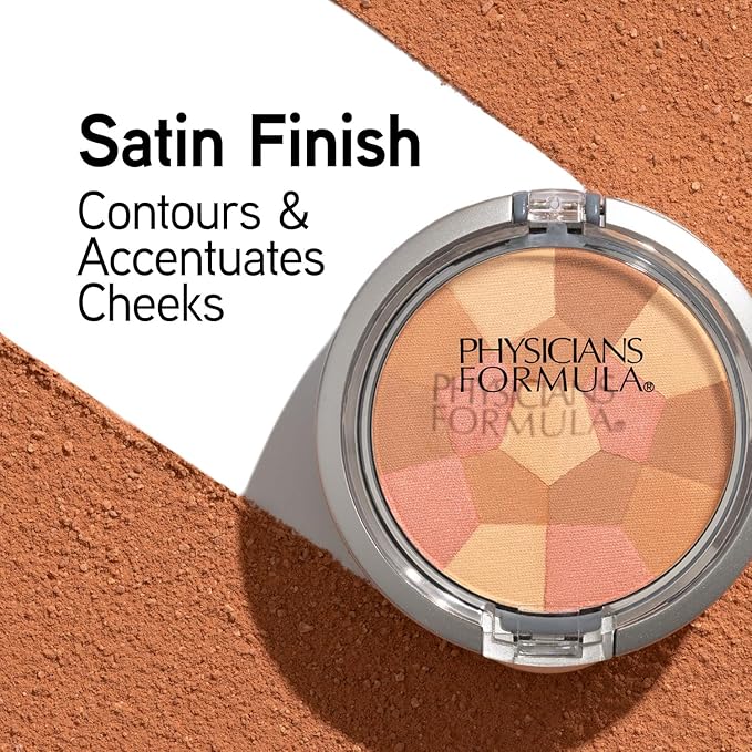 Physicians Formula Powder Palette Multi-Colored Blush, Silky Smooth Formula, Hypoallergenic, Blends Easily Without Irritation – Blushing Peach