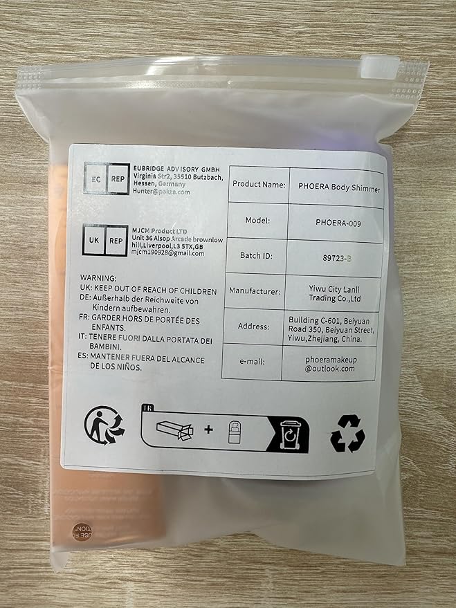 PHOERA Body Shimmer Oil,Waterproof Long Lasting Moisturizing Body Luminizer Glow, Illuminator Highlighter for Face with Makup Bursh, 1oz/Jars(2PCS 103 Glistening Bronze)