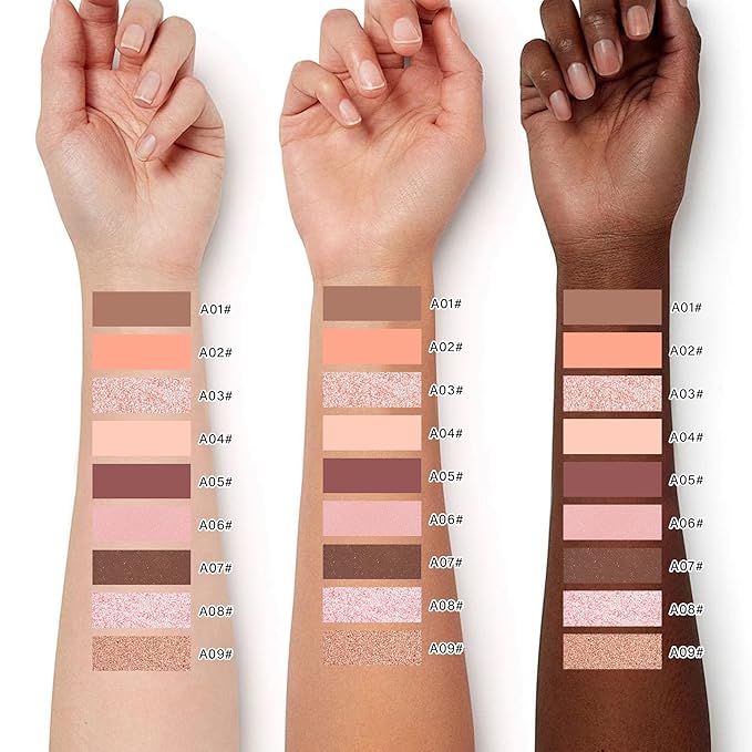 Red Brown Matte Single Eyeshadow Makeup Powder Palette,High Pigment Blendable Formula Eye Makeup for Women,Neutral Eye Shadow,sombras para ojos,Longwear Waterproof,Vegan & Cruelty-Free,Eyeshadow Gift