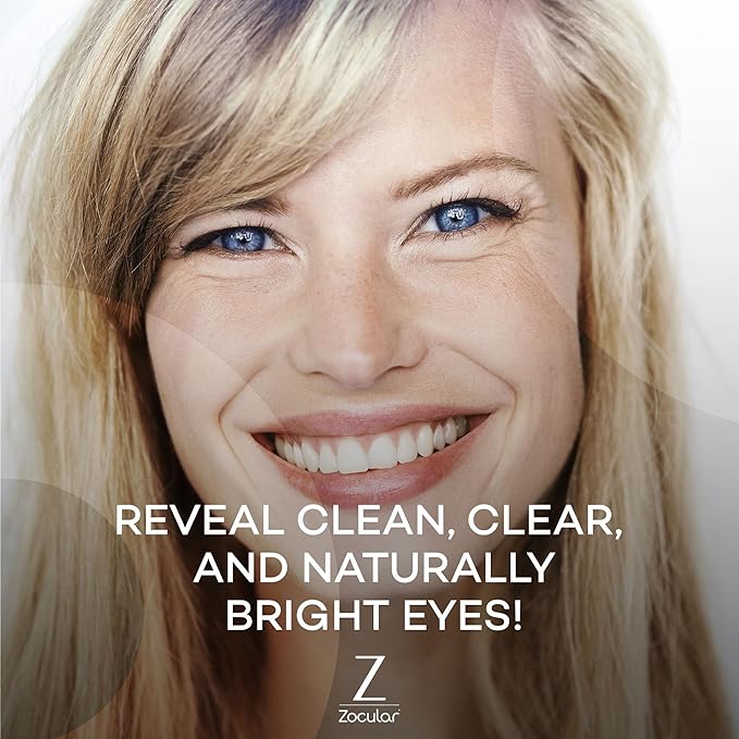 Zocuwipe Eyelid Wipes with Natural Okra Complex - Eyelid Cleanser and Moisturizer Pads for Irritated, Red Eyes from Dry Eye, Blepharitis 30ct