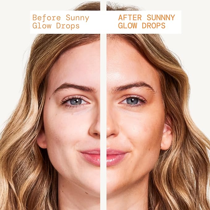 Pacifica Sunny Glow Liquid Face Bronzer Drops - Face Makeup Bronzing For Face & Cheeks for Instant Sun-Kissed Glow - Vitamin C & Glycolic Acid Infused Liquid Bronzer Illuminating Highlighting Clean