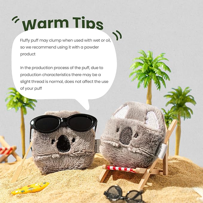 Face Fluffy Powder Puff,Soft Plush Setting Powder Puff, Large Velour Makeup Puff for Loose Or Pressed Powders,Round Cosmetic Puff, Beauty Makeup Tools,1pcs