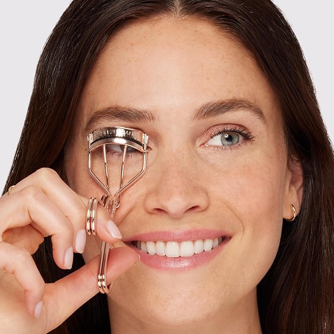 Tweezerman Pro Curl Rose Gold Eyelash Curler - Designed for Round-Shaped Eyes