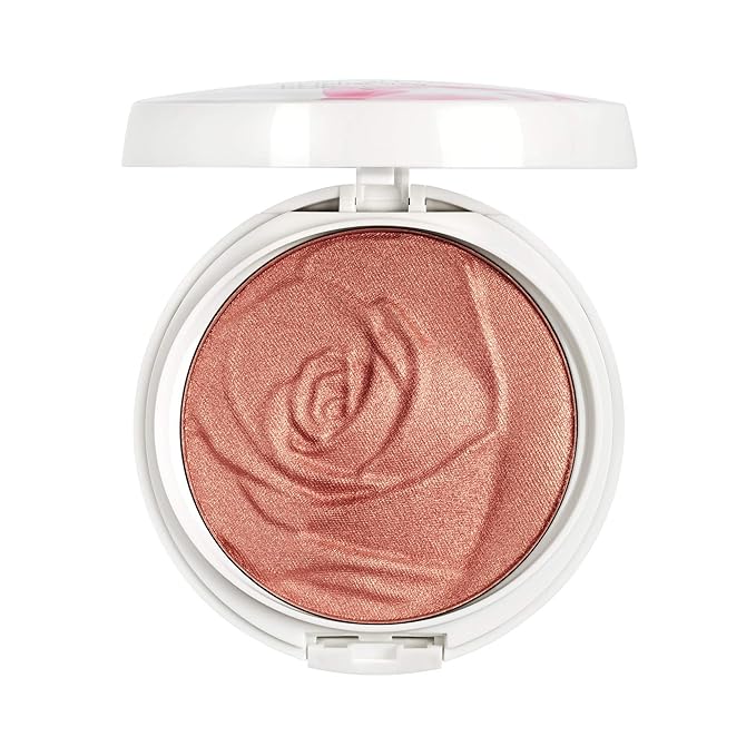 Physicians Formula Rosé All Day Highlighter Blush Face Powder, Blush Petal Glow, Shimmering Rose, Dermatologist Tested, Clinicially Tested (Pack of 2)