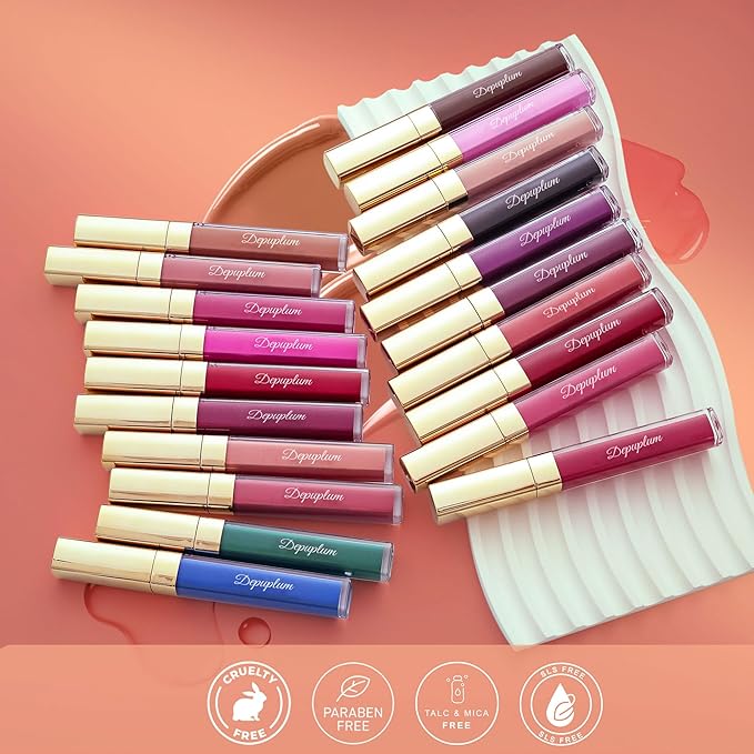 Mauve Lipstick Matte for Women, Superstay Long Lasting Red Lipstick Smudgeproof Liquid Lipsticks, Cruelty Free Lip Makeup (DM03 Mauve Cyber)