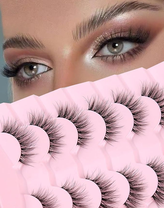 Wispy Natural Eyelashes Strip False Eyelashes Natural Look Fake Lashes Wispy-02