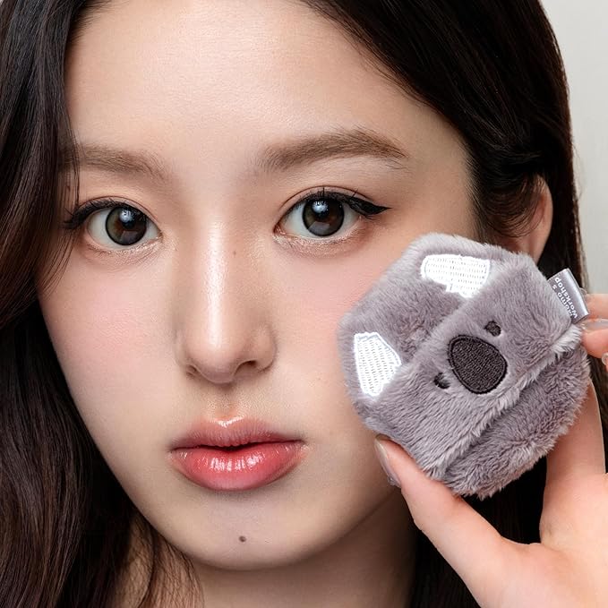 Face Fluffy Powder Puff,Soft Plush Setting Powder Puff, Large Velour Makeup Puff for Loose Or Pressed Powders,Round Cosmetic Puff, Beauty Makeup Tools,1pcs