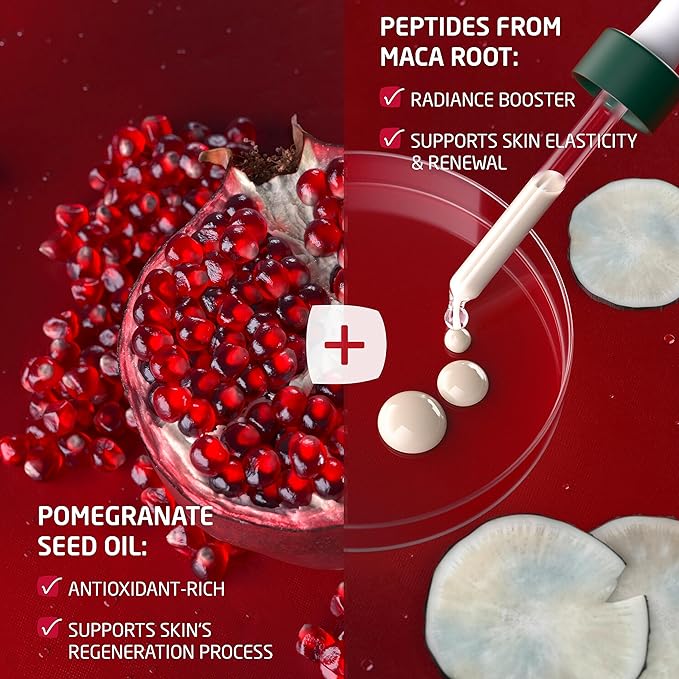 Weleda Face Care Plumping Day Cream, 1.3 Fluid Ounce, Plant Rich Moisturizer with Pomegranate and Maca Root Peptides