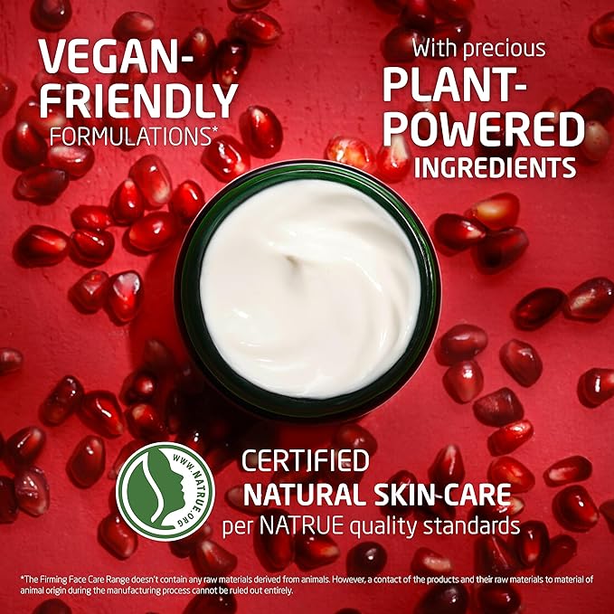 Weleda Face Care Plumping Day Cream, 1.3 Fluid Ounce, Plant Rich Moisturizer with Pomegranate and Maca Root Peptides