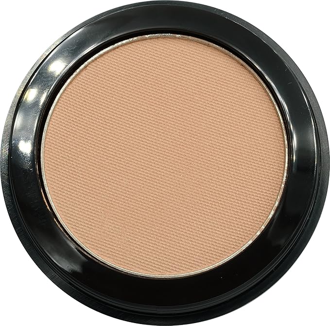 Amaretto Matte Light Brown Beige Peach Pressed Powder Single Vegan Eyeshadow; Talc, Paraben & Cruelty Free