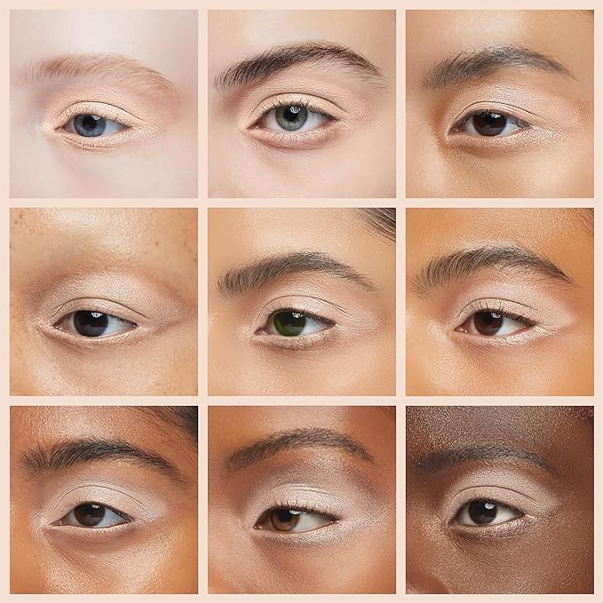 Oulac Light Golden Cream Eyeshadow also for Highlighter Large Capacity Highly Pigmented Eye Shadow Waterproof &Long Lasting with Moisturizing Formula P05