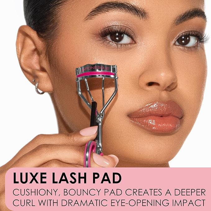 JAPONESQUE Day & Night Eyelash Curler with 2 Unique and Different Lash Pads That Offer Different Lash Curl Effects