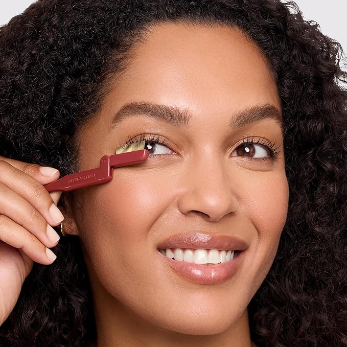 Tweezerman Vintage Rose Lash Gift Set - Makeup Eyelash Tool for All Eye Shapes