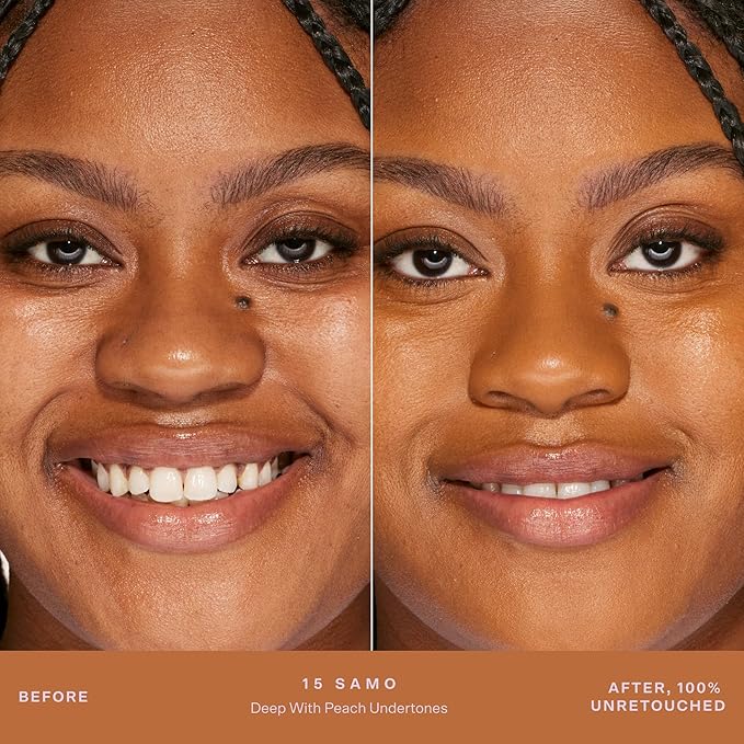 Tower 28 Beauty Swipe Serum Concealer - Hydrating Buildable Medium-Coverage Concealer with Skincare Benefits for Sensitive Skin - Shade 15 SAMO, Deep with Cool Undertones, 0.22 Fl Oz