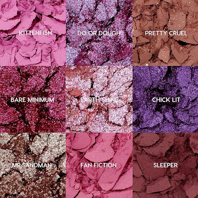 ColourPop Eyeshadow Palette - Eye Makeup Palette with Matte, Metallic, Matte Sparkle & Glitter Finishes - High-Pigment Eye Makeup with a Long-Wearing Formula - It's My Pleasure (0.3 oz)