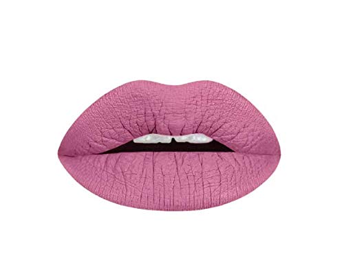 Aromi Dusty Mauve Matte Liquid Lipstick | Rosy Pink Lip Color with Blue Undertones, Vegan, Cruelty-free, Long-Lasting, Smudge Proof, Handmade (Miss Mauve)