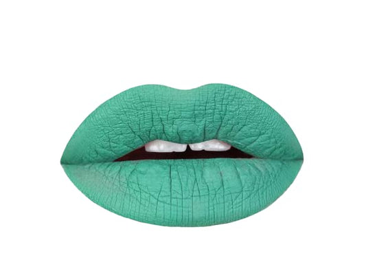 Aromi Jade Green Matte Liquid Lipstick | Green Lip Color, Vegan + Cruelty-free, Long-lasting and Smudge Proof Lipstick, Handmade (Jade Green)
