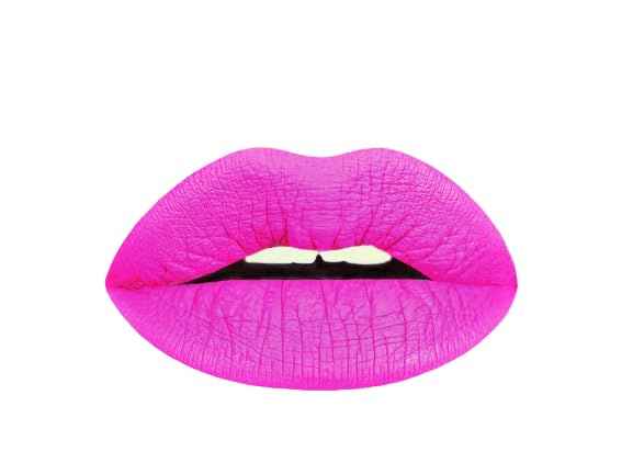 Aromi Bright Pink Matte Liquid Lipstick | Magenta Fuchsia Lip Color with Blue Undertones, Vegan, Cruelty-free, Smudge Proof, Transfer Proof, Long-lasting (Pink Peonies)