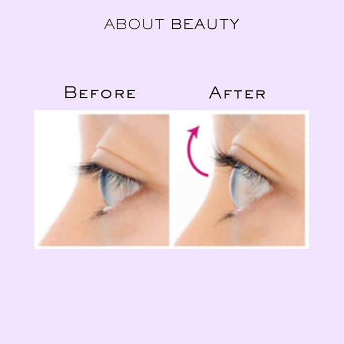 On-The-Go Compact Eyelash Curler, Includes 1 Replacement Pad, Portable Lash Curler Perfect for Travel Makeup, Ergonomic Design is Gentle on Lashes