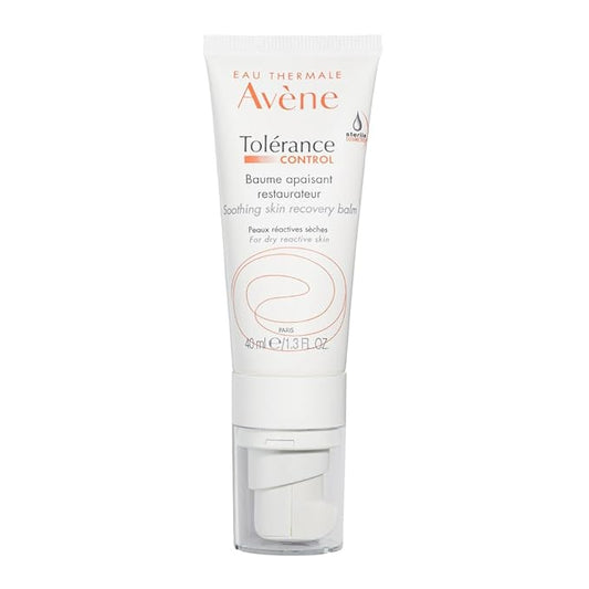 Avène Tolerance Control Soothing Skin Recovery Cream, for Hypersensitive Dry Skin, Restores Skin Barrier, Calms sensations of skin discomfort, Sterile Pump, Face Moisturizer, Fragrance-Free 1.3 Fl Oz