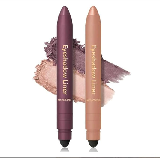 Shadow Liner 2in 1 Eyeliner Eyeshadow, Inelaborate Eye Shadow 2-in-1 Liner & Shadow, Waterproof, Smooth, Easy to Color, Smudge-Proof & Long-Lasting All-Day