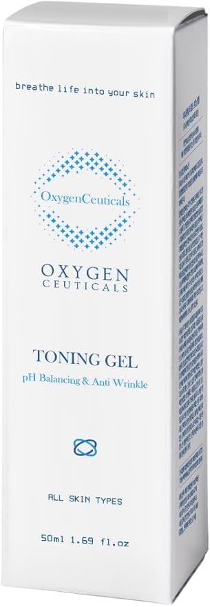 OxygenCeuticals Toning Gel – Premium Hydrating Gel Toner with Centella & Licorice Root Extracts, Adenosine Anti-Wrinkle, Soothing Care for Dry & Sensitive Post-Treatment Skin. 1.69 fl.oz (50ml)