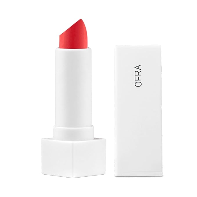 Ofra Red My Lips | Long Lasting & Extremely Pigmented Lipstick | Moisturizing Formula for Smooth, Hydrated Lips | Bold, Vibrant Color with All-Day Wear | 4.5g 0.16oz