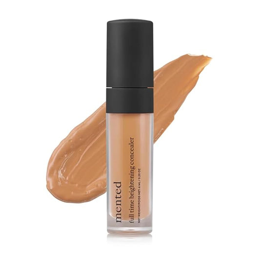 Mented Cosmetics Full-Time Eye Brightening Concealer for Women, Lightweight Full-Coverage Eye Makeup Concealer, Under Eyes Make Up Corrector, Blemishes & Contour, Peak Performance