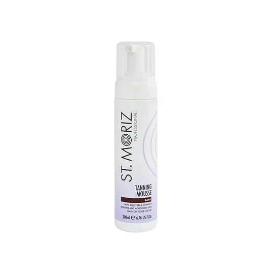 St Moriz Professional Dark Self Tanner Mousse - Sunless Instant Self Tanning Foam for a Deep, Natural Looking Fake Tan - With Aloe Vera & Vitamin E (6.76 fl oz)
