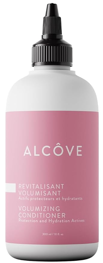Alcôve - Volumizing Conditioner - Fine and Thin Hair - Lightweight Volume - Anti-frizz - Hydrate - with Argan Oil and Mango Extract - Color-Safe - Sulfate-Free - 10oz