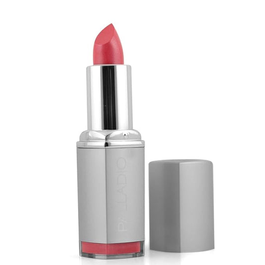 Palladio Herbal Lipstick, Rich Pigmented and Creamy, Infused with Aloe Vera, Chamomile & Ginseng, Prevents Lips from Drying, Combats Fine Lines, Long Lasting Lipstick, Silver Rose