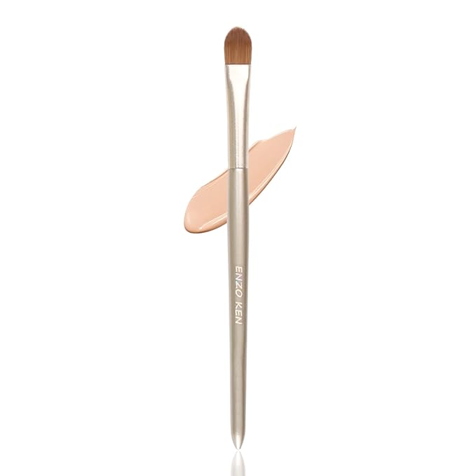 Flat Concealer Brush Under Eye, Concealer Brush, Small Flat Makeup Brushes, Under Eye Brush Concealer, Flat Brush Under Eye. - Glod, E201M