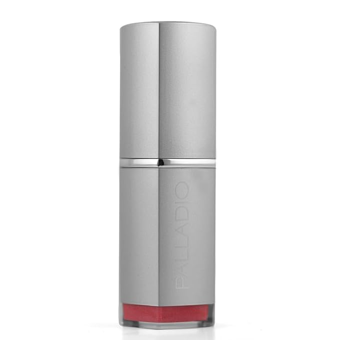 Palladio Herbal Lipstick, Precious, Rich Pigmented and Creamy, Infused with Aloe Vera, Chamomile & Ginseng, Prevents Lips from Drying, Combats Fine Lines, Long Lasting Lipstick
