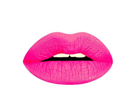 Aromi Neon Magenta Liquid Lipstick | Bright, Hot Pink Lip Color for Women, Vegan, Long-lasting, Long Wear (Electric Orchid)