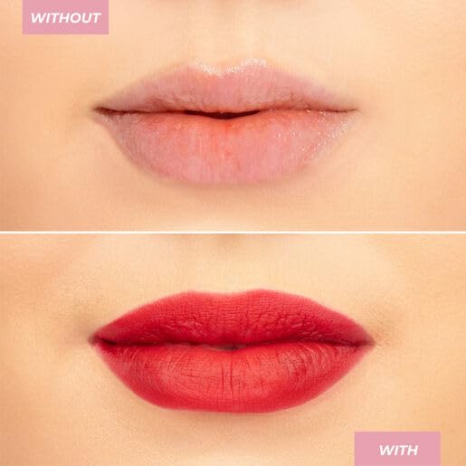 MCoBeauty - Crème Matte Luxe Lipstick - Long-Lasting Hydrating Soft Matte Lipstick with Square-Tip Bullet - Ruby Rouge, Red Shade - 3.5g - Lip Makeup