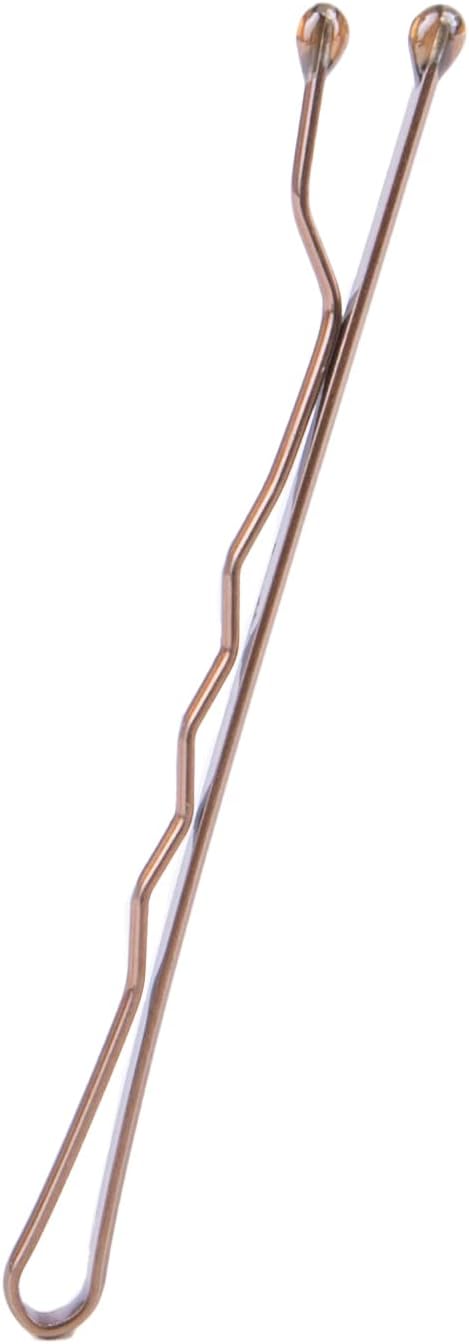 Amazon Basics Bobby Pins in Case Brown 72 Count (Pack of 4)