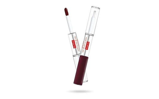 Pupa Milano Made To Last Lip Duo - 017 Red Wine for Women - 0.13 oz Lipstick