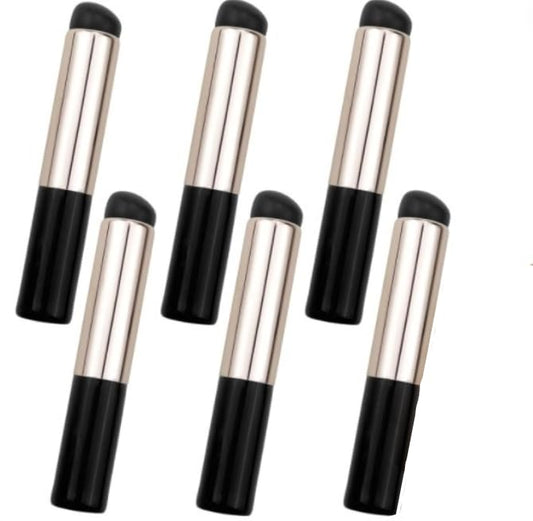 2Pcs Mini Lip Brush with Cover Portable Concealer Makeup Brush Applicator Travel Lip Film Oil Brush Cosmetic Tools for Concealer Lipstick Lip Balm Makeup Brushes and Tools