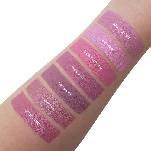 Aromi Dusty Mauve Matte Liquid Lipstick | Rosy Pink Lip Color with Blue Undertones, Vegan, Cruelty-free, Long-Lasting, Smudge Proof, Handmade (Miss Mauve)