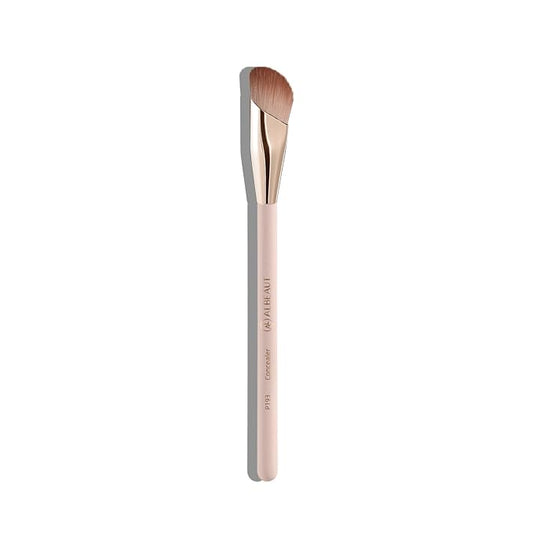 Small Angled Concealer Brush For Under Eye Brightening, Precision Face Makeup Brush (193 concealer brush-Pink)